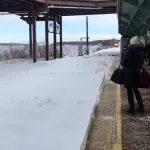 Sorpresa invernale alla stazione