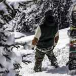 Snowboarder con Tavola Personalizzata