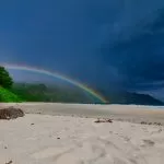 Arcobaleno in Spiaggia